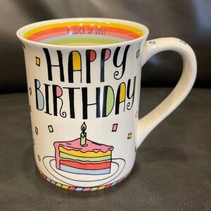 Happy birthday mug